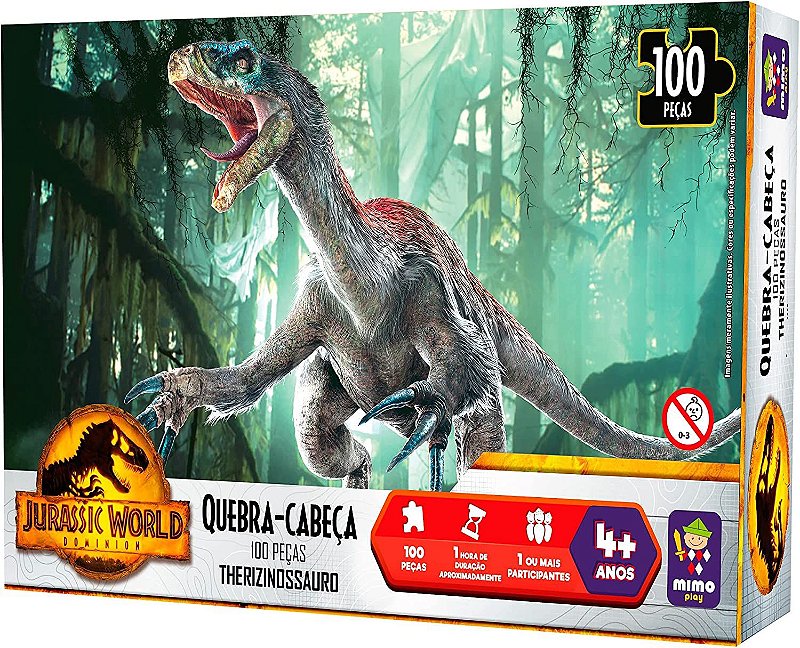 Quebra Cabeça Puzzle Dinossauros 4 Em 1 Toia - 12150