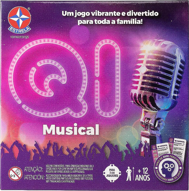 Jogo QI Musical - Perguntas e Respostas - 1001603100125 - Estrela
