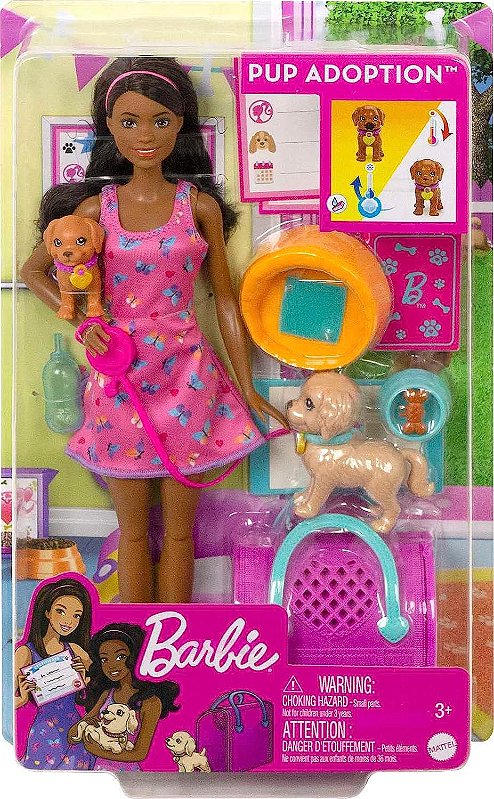 Negra Minha Primeira Barbie - Mattel HLL18-HLL20 - Noy Brinquedos