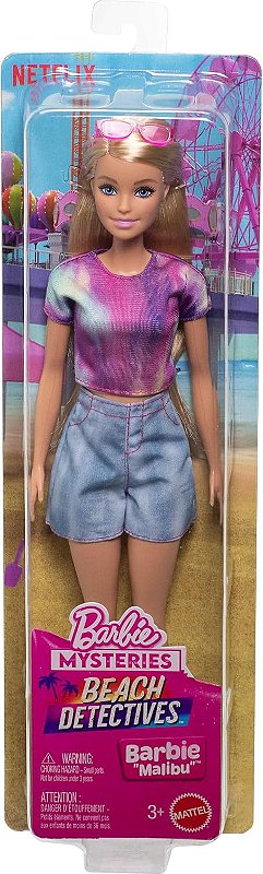 Barbie Malibu Detetive Mister Praia Mattel JFV63 - Star Brink
