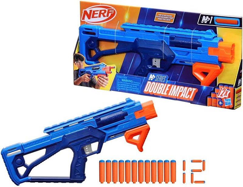 Nerf N Series Double Impact Hasbro G0880 - Star Brink Brinquedos