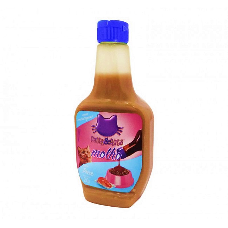 Molho Petty & Gatô Peixe para Gatos - 250g
