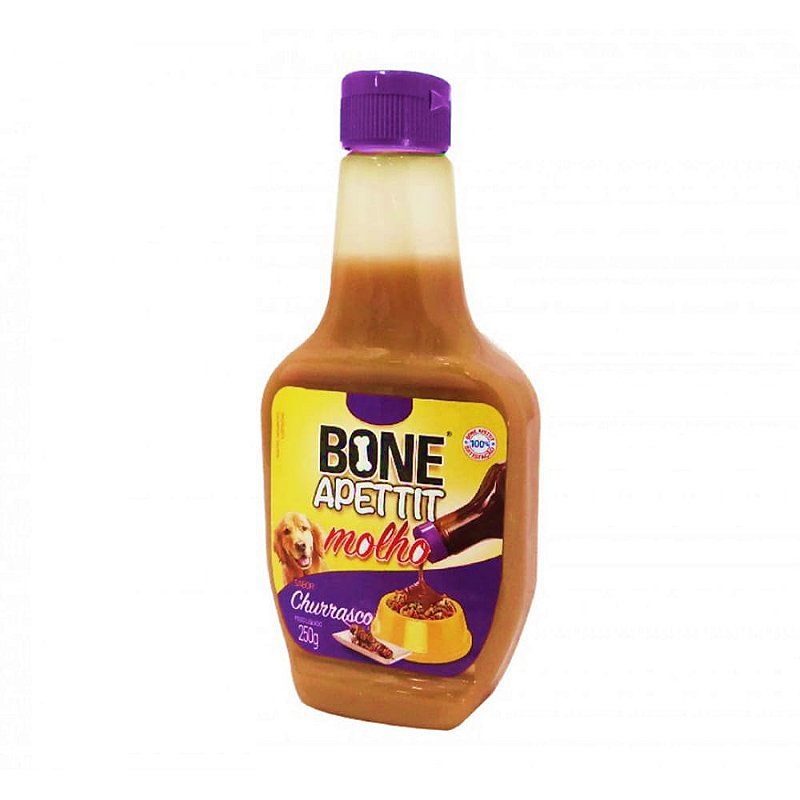 Molho Bone Apettit Churrasco para cães - 250 g