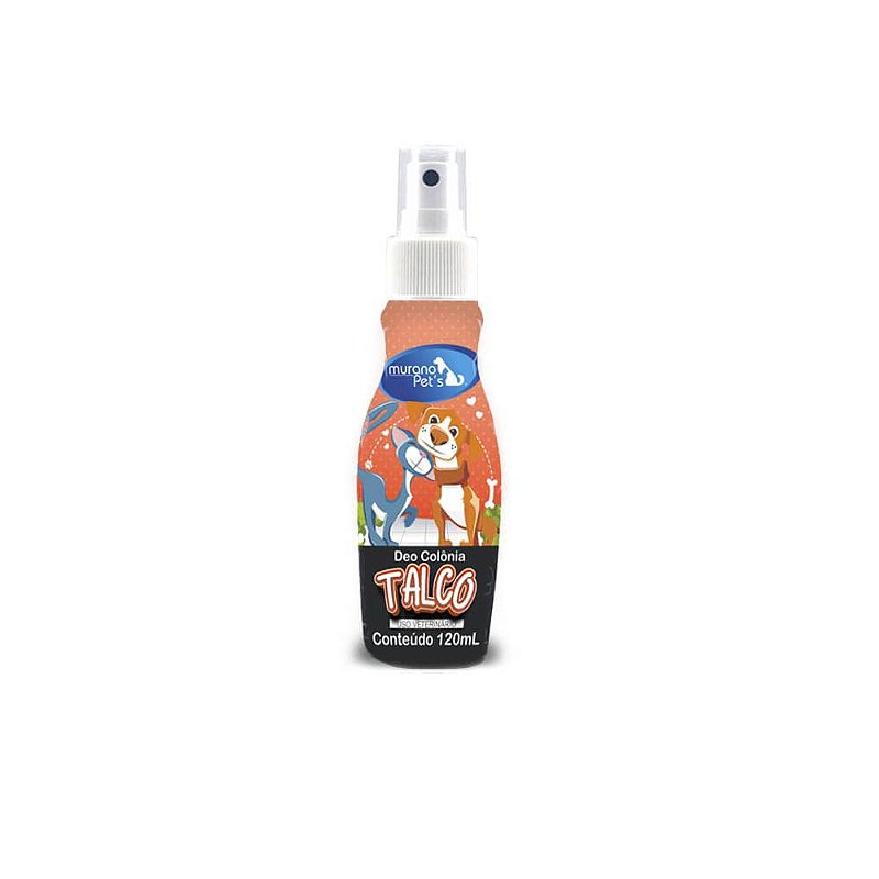 Colônia Fragrância Talco para Cães e Gatos - 120ml