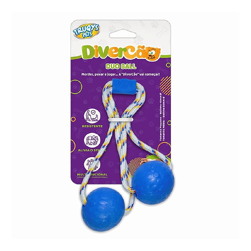 Brinquedo Duo Ball Divercão Médio - Verde