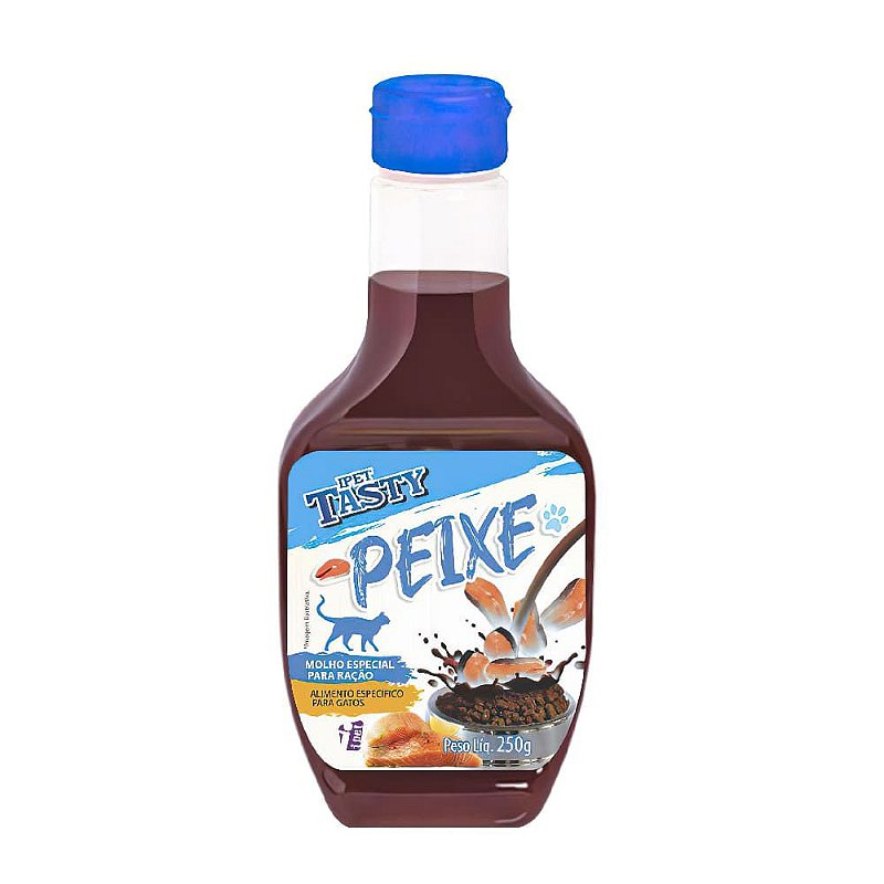 Molho Sabor Peixe para Gatos - 250g