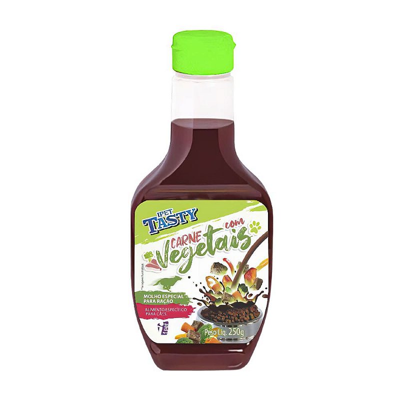 Molho Sabor Carne e Vegetais para Cães - 250g