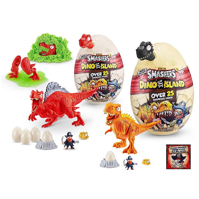 Smashers Ovo Dino Ilha Dos Dinossauros Grande - Blanc Toys - Felicidade em  brinquedos