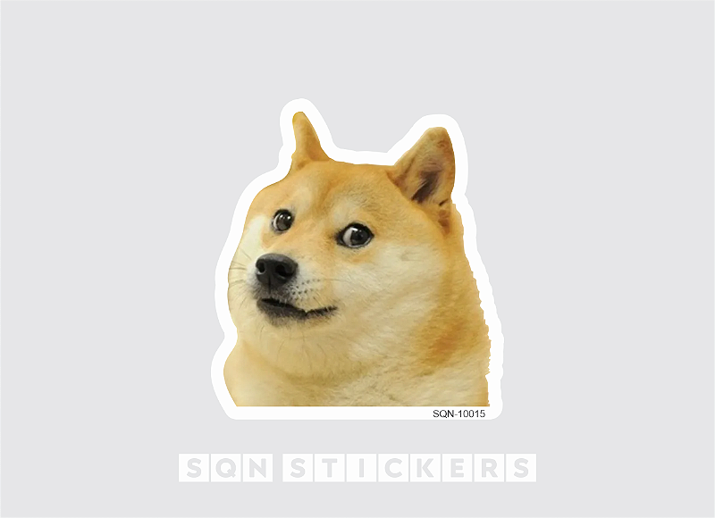 Doge - SQN Stickers - vendas online de materiais impressos