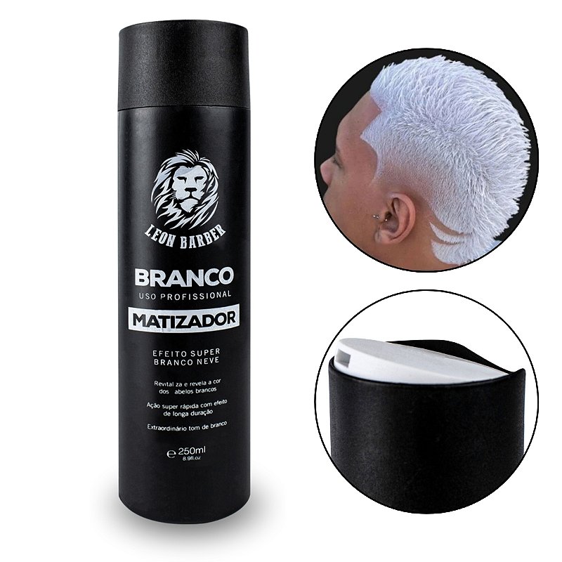 Matizador Super Branco Nevou 250ml Leon Barber Masculino Arte
