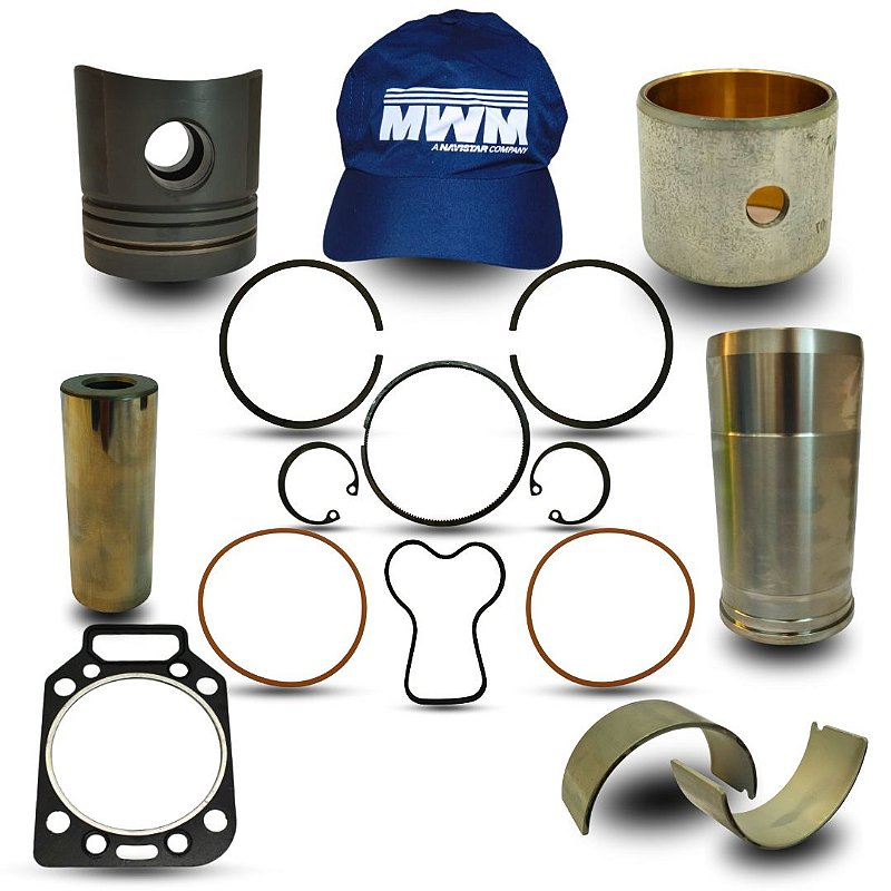 Kit Super Master Motor MWM 299 Bronzina 0,25 922980193018 + Boné