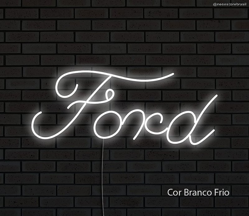 Ford Luminária em Neon de LED (A=15cm x L=40cm) Neon Store