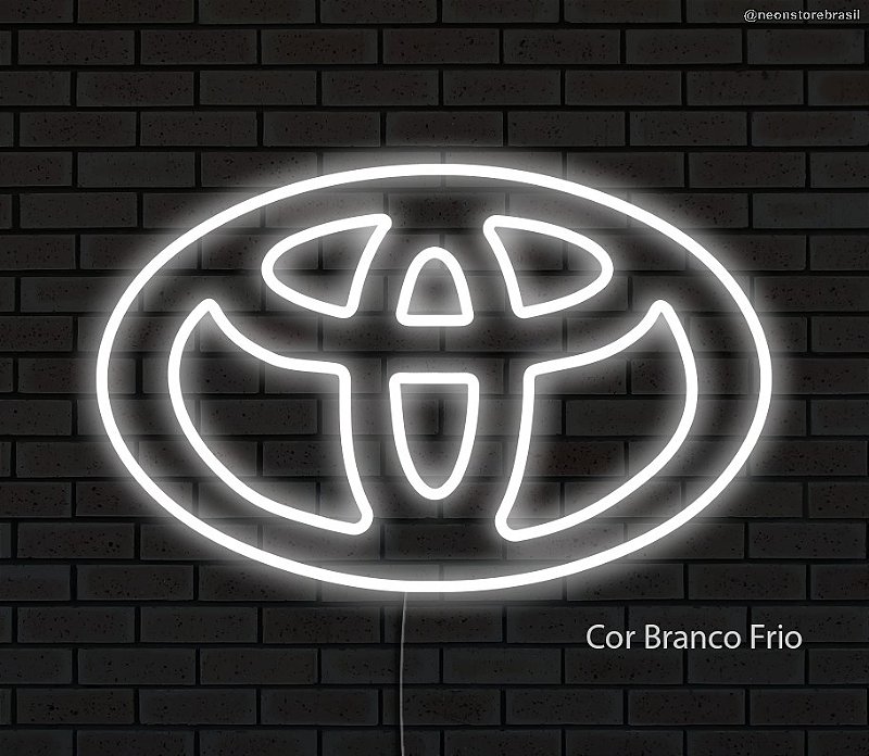 Toyota Luminária em Neon de LED (A=19cm x L=30cm) Neon Store