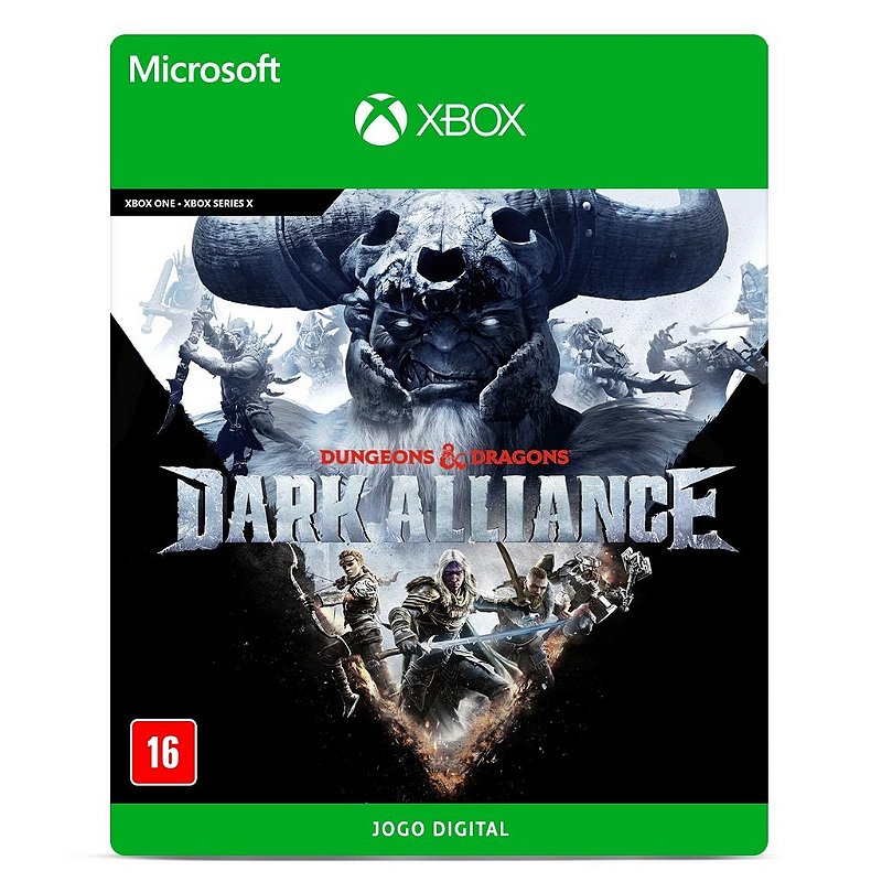 Jogo Dark Alliance Xbox 25 Dígitos MT10GAMES