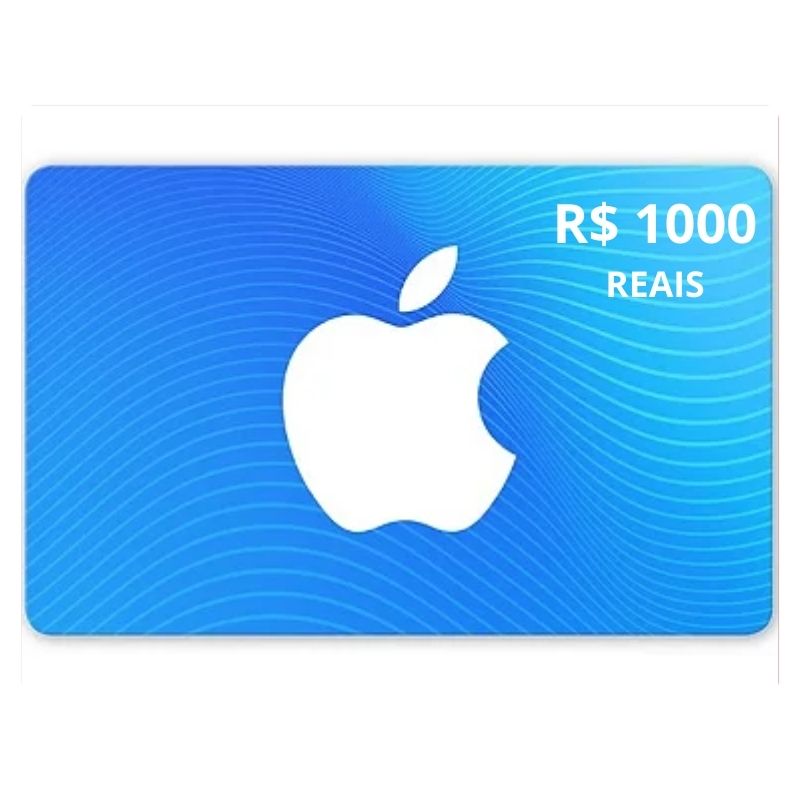 Cartão App Store 1000 Reais - Código Digital - MT10GAMES