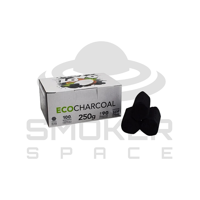 Carvão Coco p Narguile - Zomo - Hexagonal 250g - SMOKER SPACE