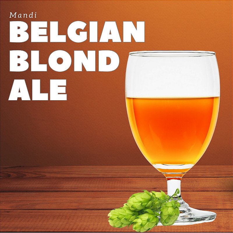 Receita de cerveja artesanal Belgian Blond Ale Mandi Brew Shop