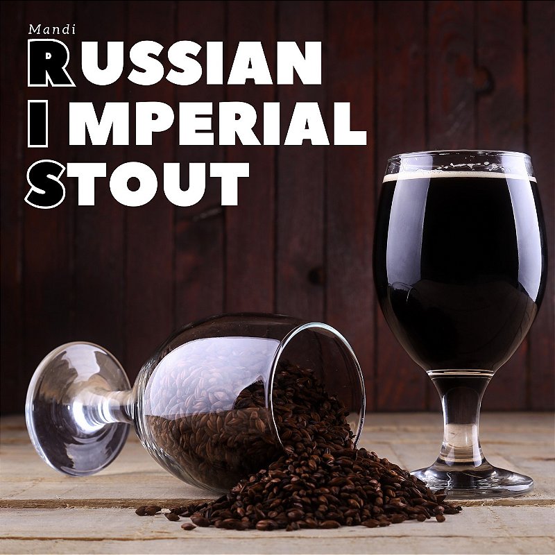 Kit Receita Russian Imperial Stout (RIS) Mandi Brew Shop