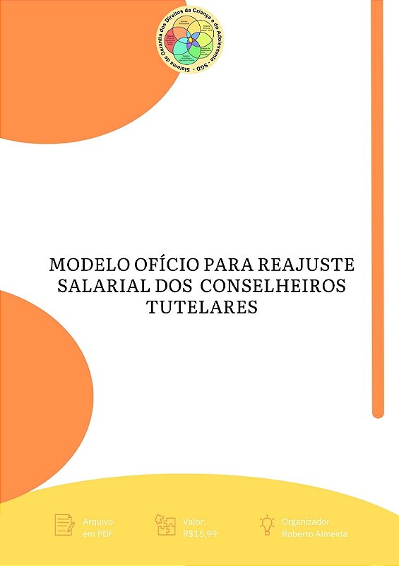 MODELO DE OFÍCIO PARA REAJUSTE SALARIAL DE CONSELHEIROS TUTELARES