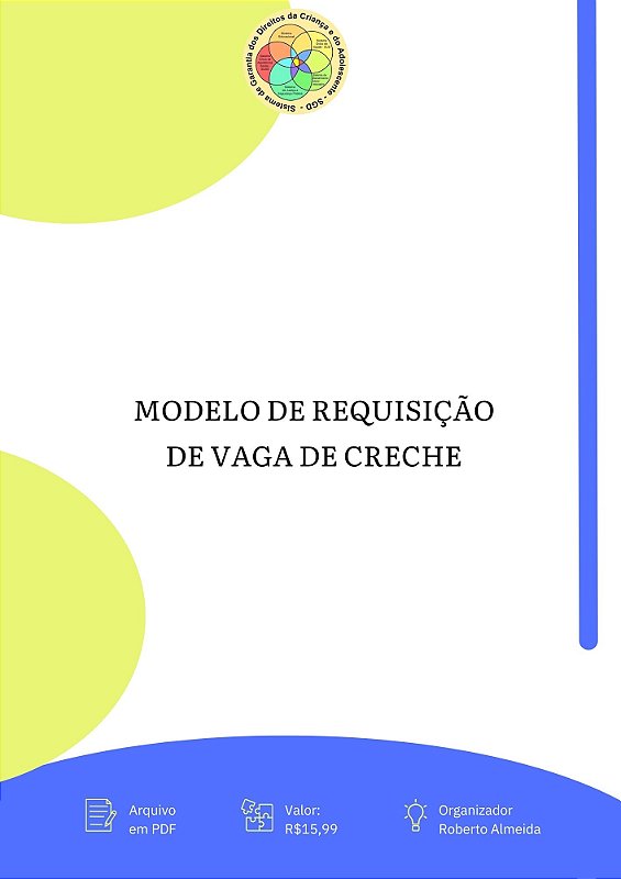 MODELO DE REQUISIÇÃO EM VAGA DE CRECHE