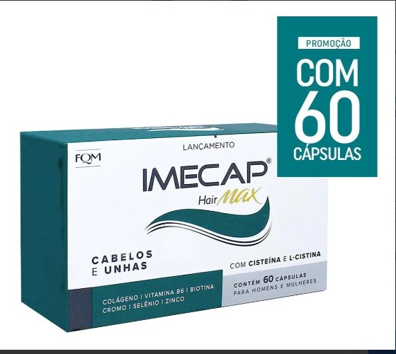 Imecap Hair Max Cx 60 Caps - Doce + Vida