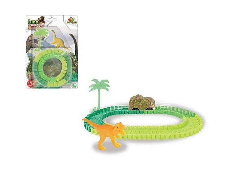 Pista Para Carrinhos De Brinquedo Jurassic Tiranossauro Rex