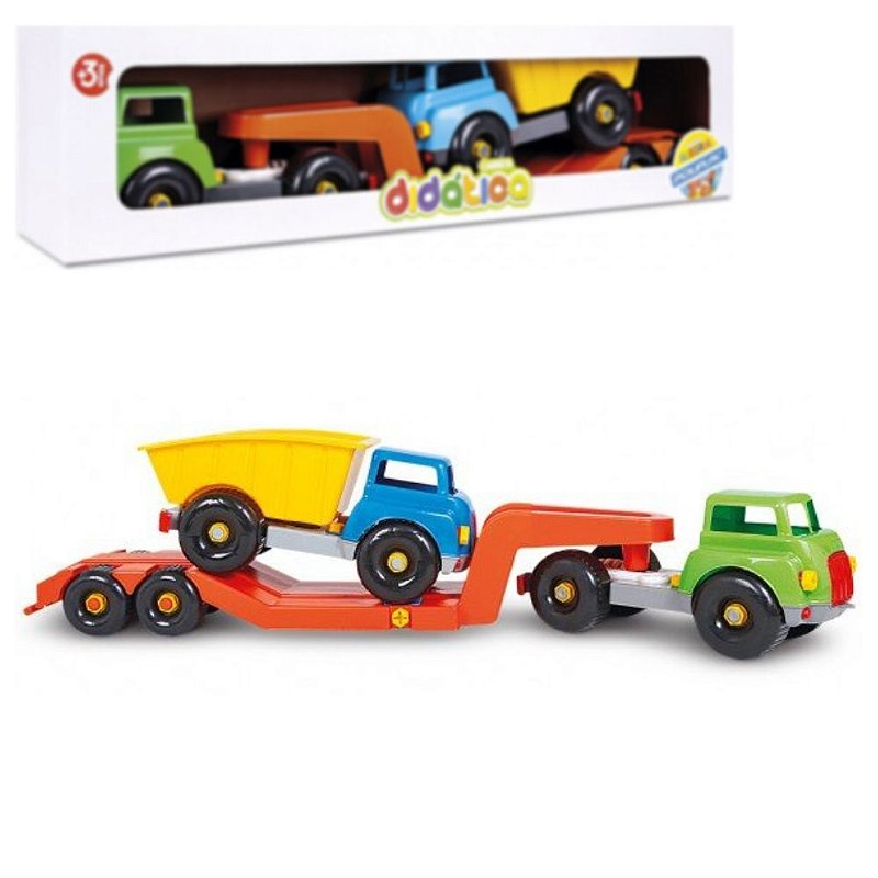 Brinquedo Infantil Caminhão Cegonha Com Carrinhos E Cones - ShopJJ -  Brinquedos, Bebe Reborn e Utilidades