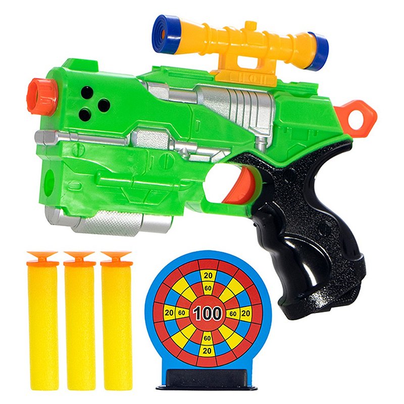 Arminha Pistola Arma Lança Água Brinquedo Water Gun Grande - R$ 38,9