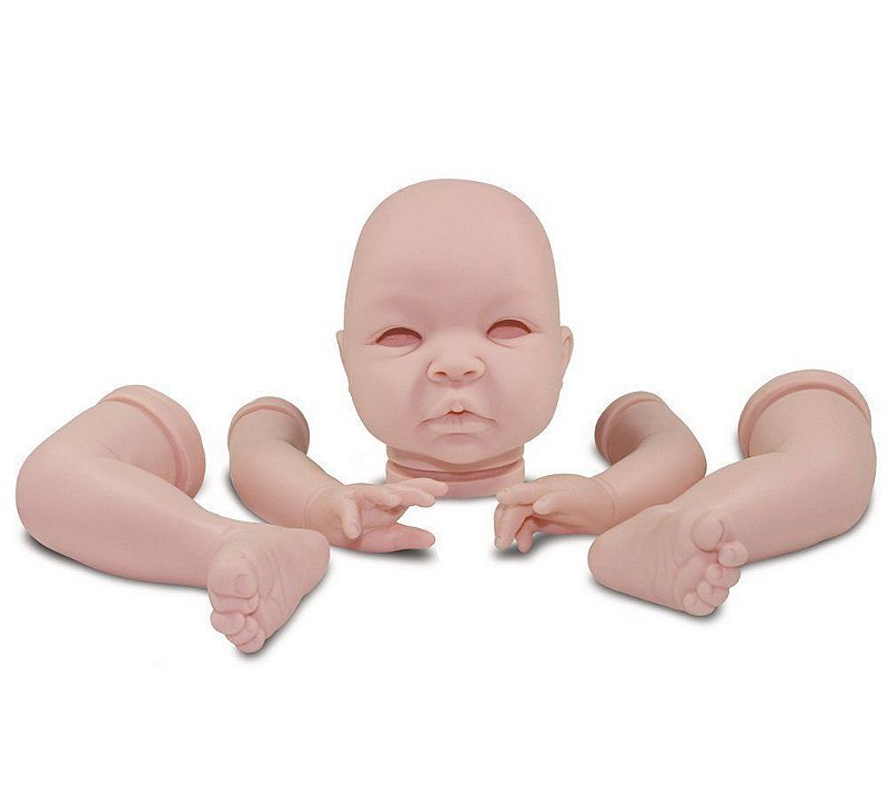 Boneca Reborn Baby Kiss Estilo Bebê Reborn Realista SID-NYL