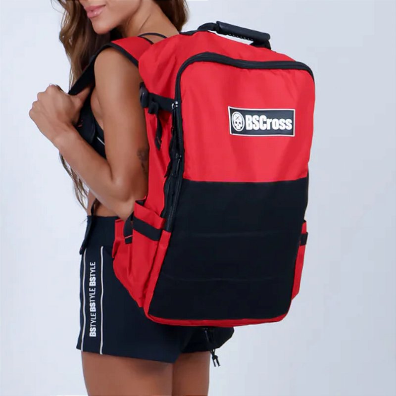 Mochila Elite II Bscross 60 Litros Para Crossfit - Vermelho