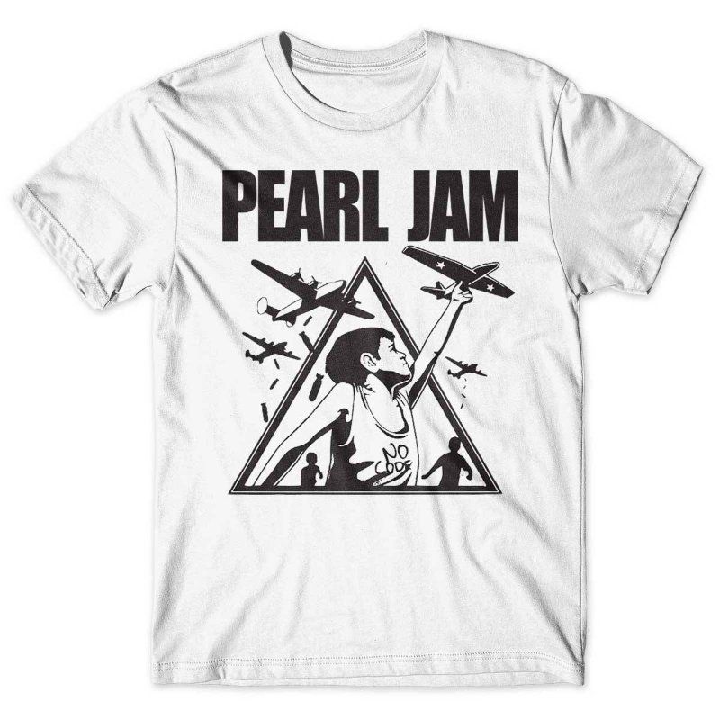 Camiseta Pearl Jam No Code - Branca - Blitzart - Camisetas Legais,  Criativas e Divertidas