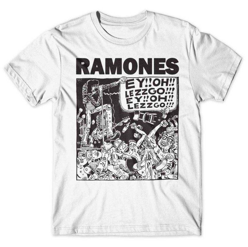 Camiseta Ramones Lets Go - Branca - Blitzart - Camisetas Legais, Criativas  e Divertidas