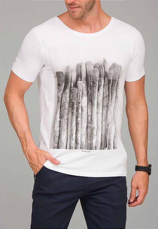 Camiseta Red Feather Be The Art Masculina - Dom Store Multimarcas
