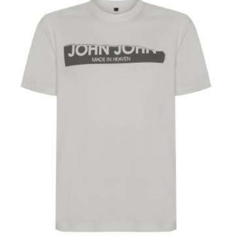 Camiseta John John Broken Masculina Branco - Dom Store Multimarcas  Vestuário Calçados Acessórios