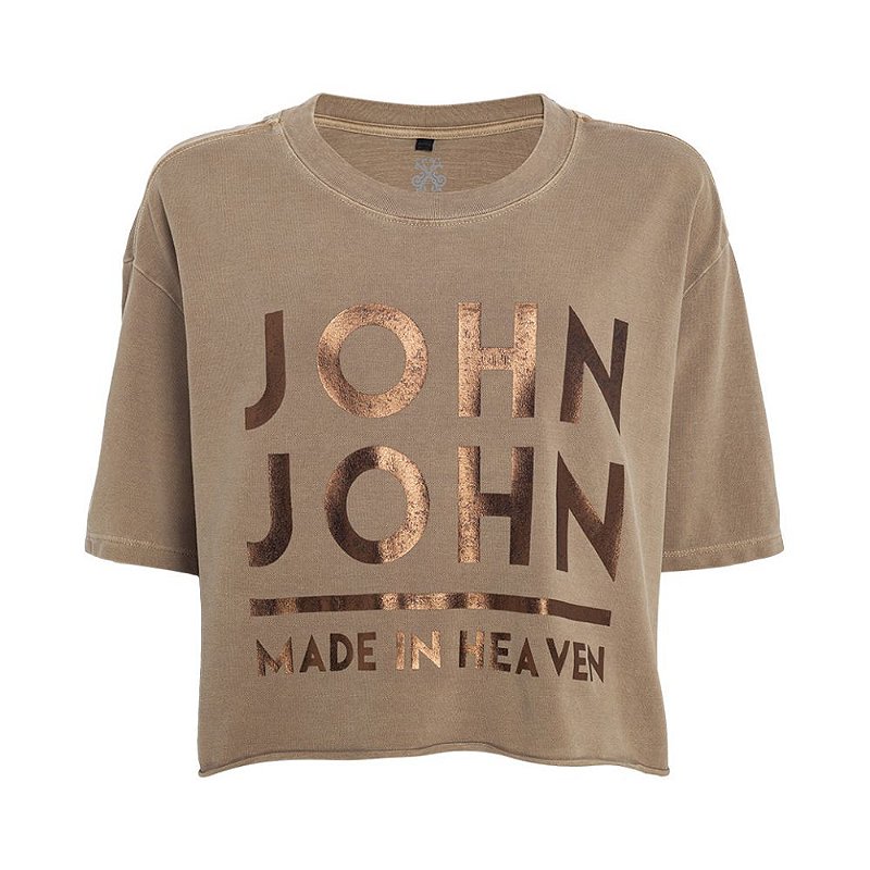 Camiseta John John Line Feminina Rosa Pink - Dom Store Multimarcas