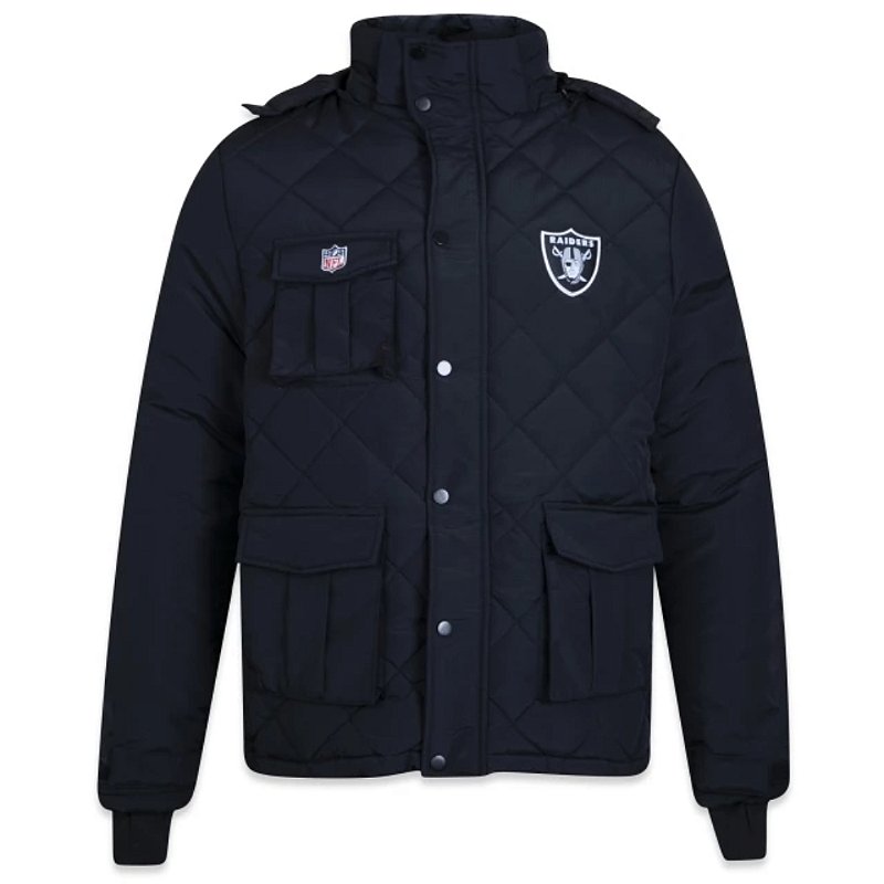 Jaqueta New Era Corta Vento Windbreak NFL Las Vegas Raiders - Dom