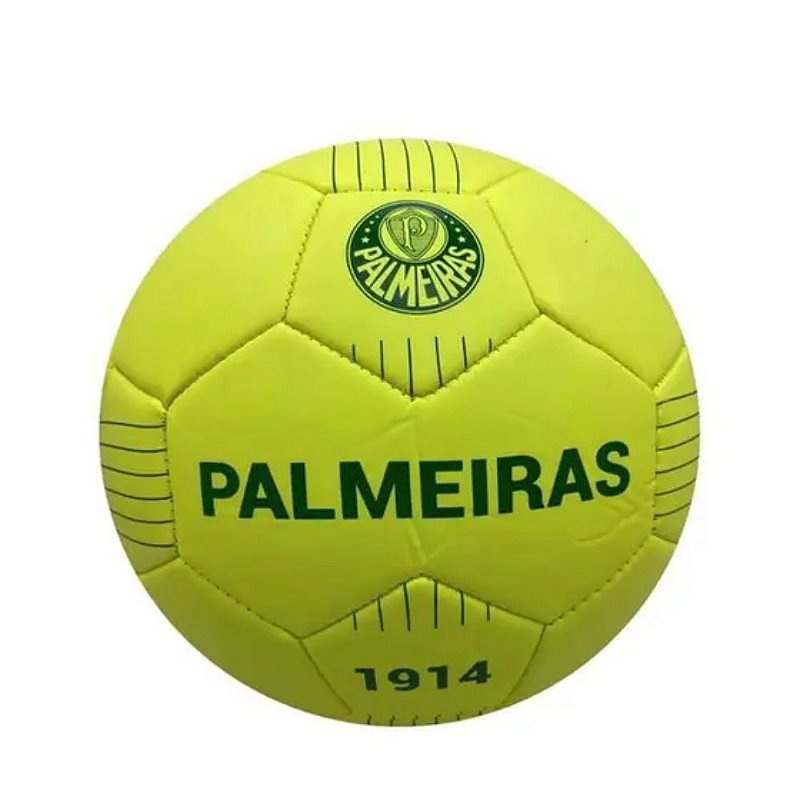 BOLA FUTEBOL PALMEIRAS 1914 AMARELA