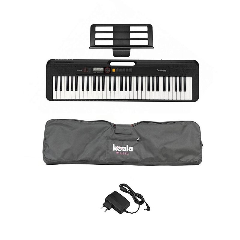 Teclado Musical Infantil Mini 44 Teclas Casio SA-77 Cinza