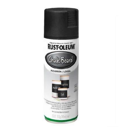 Tinta Spray Lousa Quadro Negro Fosca Rust Oleum - A Melhor Loja de ...