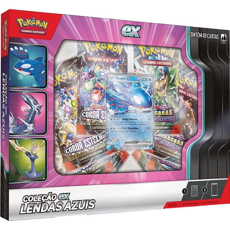 V6 CD6枚セット Pokémon TCG - Coleção Lendas Azuis - Kyogre Ex - Dalaran Games