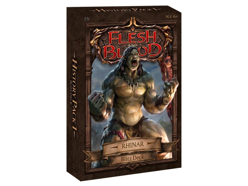 Flesh and Blood History Pack 1 Blitz Deck: Rhinar - Dalaran Games