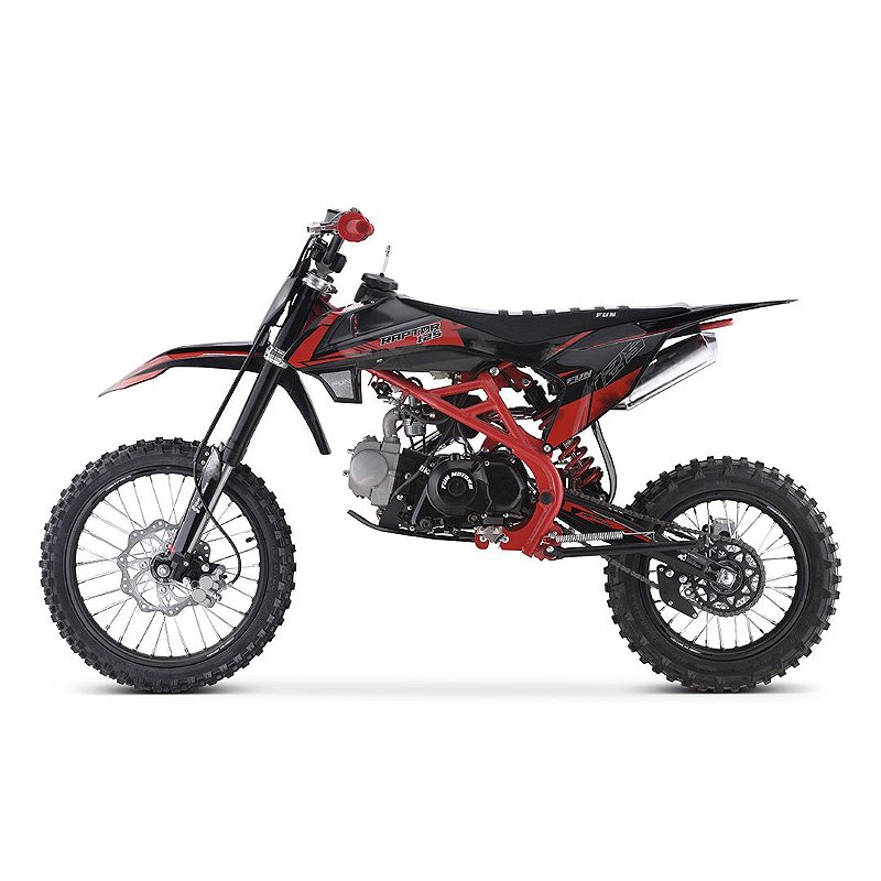 Motocicleta Trilha Raptor 125cc - Fun Motors Off Road - QUADRI E