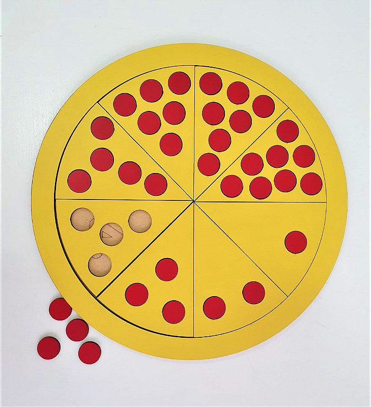 Pizza dos Números Nanicas Brinquedos
