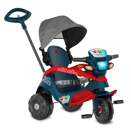 Triciclo Infantil Bandeirante Smart Comfort - Haste Removível Capota -  Velotrol e Triciclo a Pedal - Magazine Luiza