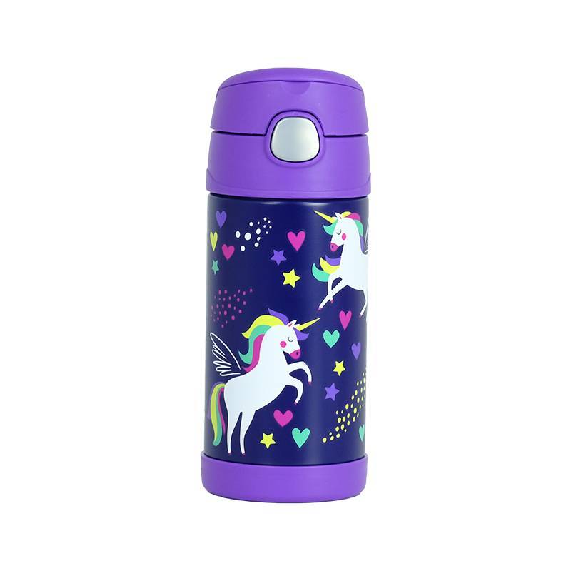Garrafa Térmica Thermos ® 355ml Funtainer Unicornio Alado Empório