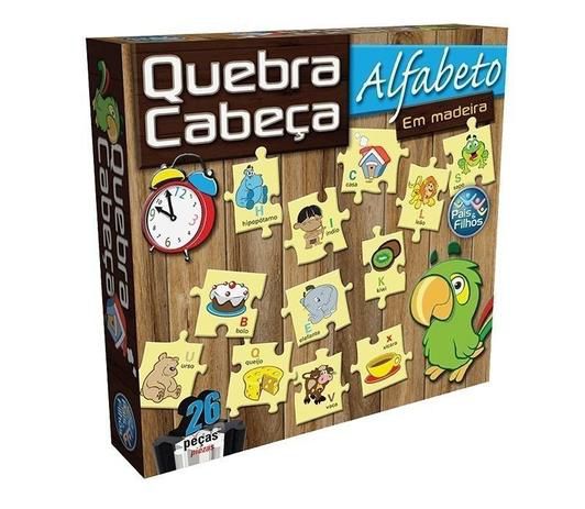 Ah! E se falando em madeira: quebra cabeça - Puzzle