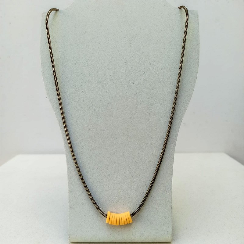 Colar Ouro Velho Minimalista