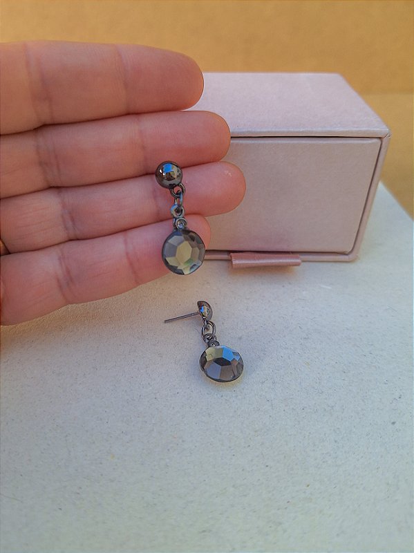 Brinco Grafite Redondo