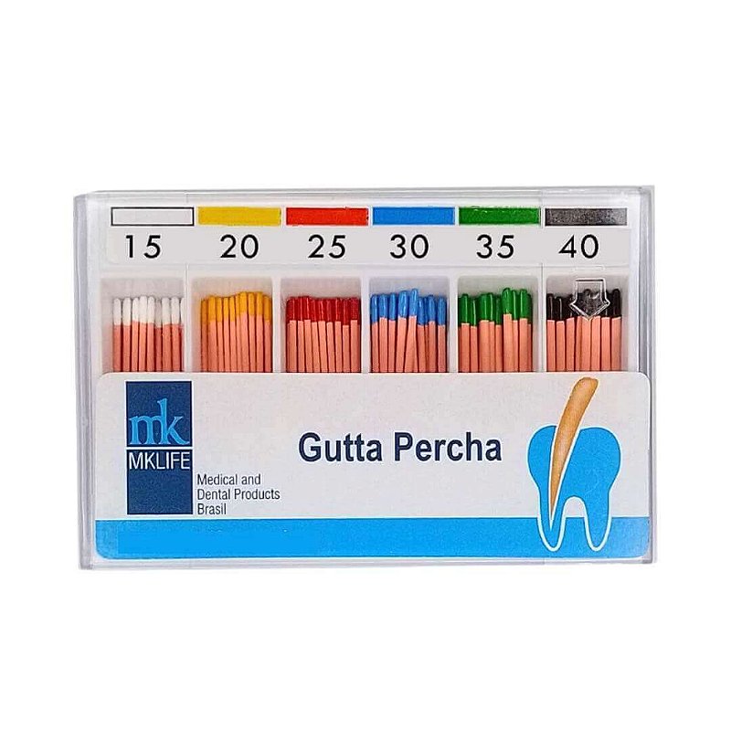 Cone de Gutta Percha 120 Un Mk Life Dental Access