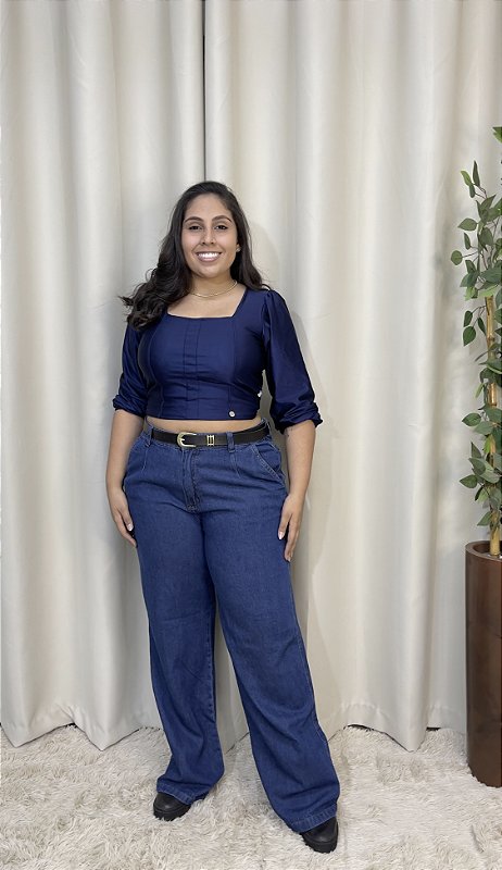 CALÇA WID LEG PLUS SIZE 46 ao 54